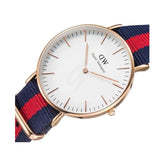 Buy Shop Daniel Wellington Classic Oxford White Dial Two Tone NATO Strap Watch For Women - DW00100029 USA Online