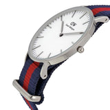 Buy Shop Daniel Wellington Classic Oxford White Dial Two Tone NATO Strap Watch For Women - DW00100046 USA Online