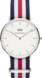 Buy Shop Daniel Wellington Classic Canterbury White Dial Two Tone NATO Strap Watch For Women - DW00100051 USA Online