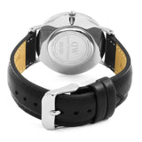 Buy Shop Daniel Wellington Classy Sheffield White Dial Black Leather Strap Watch For Women - DW00100080 USA Online