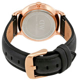 Buy Shop Daniel Wellington Dapper Sheffield White Dial Black Leather Strap Watch For Men - DW00100092 USA Online