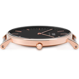 Buy Shop Daniel Wellington Classic Reading Black Dial Black Leather Strap Watch For Men - DW00100129 USA Online