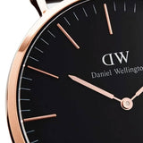 Buy Shop Daniel Wellington Classic Bristol Black Dial Brown Leather Strap Watch for Men - DW00100137 USA Online