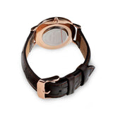 Buy Shop Daniel Wellington Classic York Black Dial Brown Leather Strap Watch For Women - DW00100140 USA Online