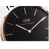 Buy Shop Daniel Wellington Classic Cornwall Black Dial Black Nylon Strap Watch For Women - DW00100148 USA Online