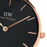 Buy Shop Daniel Wellington Classic Petite Cornwall Black Dial Black NATO Strap Watch For Women - DW00100215 USA Online