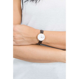 Buy Shop Daniel Wellington Classic Petite York White Dial Brown Leather Strap Watch For Women - DW00100232 USA Online