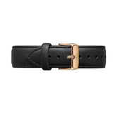 Buy Shop Daniel Wellington Iconic Chronograph Sheffield White Dial Black Leather Strap Watch For Men - DW00100646 USA Online