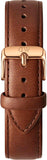 Buy Shop Daniel Wellington Iconic Chronograph St Mawes Brown Dial Brown Leather Strap Watch For Men - DW00100640 USA Online
