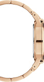 Buy Shop Daniel Wellington Iconic Link Black Dial Rose Gold Steel Strap Watch For Men - DW00100344 USA Online