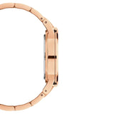 Buy Shop Daniel Wellington Iconic Link Black Dial Rose Gold Steel Strap Watch For Men - DW00100344 USA Online