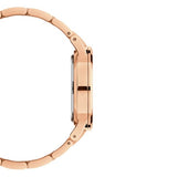 Buy Shop Daniel Wellington Iconic Link Black Dial Rose Gold Steel Strap Watch for Women - DW00100212 USA Online