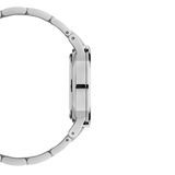 Buy Shop Daniel Wellington Iconic Link Black Dial Silver Steel Strap Watch for Women - DW00100204 USA Online