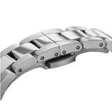 Buy Shop Daniel Wellington Iconic Link Black Dial Silver Steel Strap Watch For Women - DW00100208 USA Online