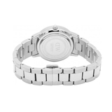 Buy Shop Daniel Wellington Iconic Link Black Dial Silver Steel Strap Watch For Women - DW00100208 USA Online