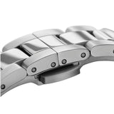 Buy Shop Daniel Wellington Iconic Link Black Dial Silver Steel Strap Watch For Women - DW00100342 USA Online