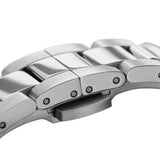 Buy Shop Daniel Wellington Iconic Link Black Dial Silver Steel Strap Watch For Women - DW00100342 USA Online