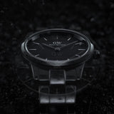 Buy Shop Daniel Wellington Iconic Link Ceramic Black Dial Black Steel Strap Watch For Women - DW00100415 USA Online