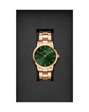 Buy Shop Daniel Wellington Iconic Link Emerald Green Dial Rose Gold Steel Strap Watch For Women - DW00100419 USA Online