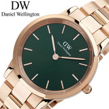 Buy Shop Daniel Wellington Iconic Link Emerald Green Dial Rose Gold Steel Strap Watch For Women - DW00100419 USA Online