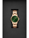 Buy Shop Daniel Wellington Iconic Link Emerald Green Dial Rose Gold Steel Strap Watch For Women - DW00100421 USA Online