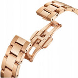 Buy Shop Daniel Wellington Iconic Link Grey Dial Rose Gold Steel Strap Watch For Women - DW00100332 USA Online