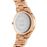 Buy Shop Daniel Wellington Iconic Link Pink Dial Rose Gold Steel Strap Watch For Women - DW00100335 USA Online