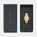 Buy Shop Daniel Wellington Iconic Link Unitone Gold Dial Gold Steel Strap Watch For Women - DW00100403 USA Online