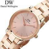 Buy Shop Daniel Wellington Iconic Link Unitone Rose Gold Dial Rose Gold Steel Strap Watch For Women - DW00100401 USA Online