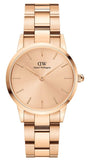 Buy Shop Daniel Wellington Iconic Link Unitone Rose Gold Dial Rose Gold Steel Strap Watch For Women - DW00100401 USA Online