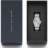 Buy Shop Daniel Wellington Iconic Link Unitone Silver Dial Silver Steel Strap Watch For Women - DW00100402 USA Online