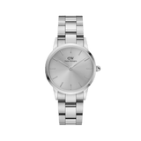 Buy Shop Daniel Wellington Iconic Link Unitone Silver Dial Silver Steel Strap Watch For Women - DW00100402 USA Online