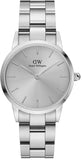 Buy Shop Daniel Wellington Iconic Link Unitone Silver Dial Silver Steel Strap Watch For Women - DW00100402 USA Online
