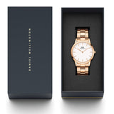 Buy Shop Daniel Wellington Iconic Link White Dial Gold Steel Strap Watch For Men - DW00100343 USA Online
