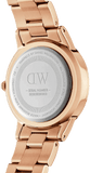 Buy Shop Daniel Wellington Iconic Link White Dial Rose Gold Steel Strap Watch For Women - DW00100209 USA Online