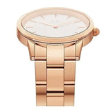 Buy Shop Daniel Wellington Iconic Link White Dial Rose Gold Steel Strap Watch For Women - DW00100209 USA Online