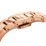 Buy Shop Daniel Wellington Iconic Link White Dial Rose Gold Steel Strap Watch For Women - DW00100211 USA Online