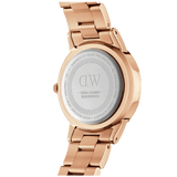 Buy Shop Daniel Wellington Iconic Link White Dial Rose Gold Steel Strap Watch For Women - DW00100211 USA Online