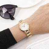 Buy Shop Daniel Wellington Iconic Link White Dial Rose Gold Steel Strap Watch for Women - DW00100213 USA Online