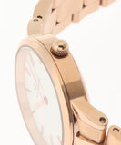 Buy Shop Daniel Wellington Iconic Link White Dial Rose Gold Steel Strap Watch for Women - DW00100213 USA Online