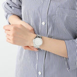 Buy Shop Daniel Wellington Iconic Link White Dial Silver Steel Strap Watch for Women - DW00100203 USA Online