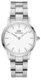 Buy Shop Daniel Wellington Iconic Link White Dial Silver Steel Strap Watch for Women - DW00100203 USA Online