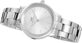 Buy Shop Daniel Wellington Iconic Link White Dial Silver Steel Strap Watch For Women - DW00100205 USA Online