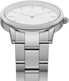 Buy Shop Daniel Wellington Iconic Link White Dial Silver Steel Strap Watch For Women - DW00100205 USA Online