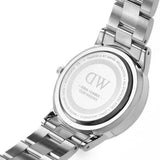 Buy Shop Daniel Wellington Iconic Link White Dial Silver Steel Strap Watch For Women - DW00100207 USA Online