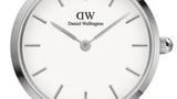 Buy Shop Daniel Wellington Iconic Link White Dial Silver Steel Strap Watch For Women - DW00100207 USA Online