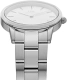 Buy Shop Daniel Wellington Iconic Link White Dial Silver Steel Strap Watch For Women - DW00100207 USA Online