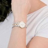 Buy Shop Daniel Wellington Iconic Link White Dial Two Tone Steel Strap Watch For Women - DW00100358 USA Online