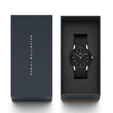 Buy Shop Daniel Wellington Iconic Motion Black Dial Black Rubber Strap Watch For Men - DW00100425 USA Online
