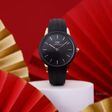 Buy Shop Daniel Wellington Iconic Motion Black Dial Black Rubber Strap Watch For Men - DW00100425 USA Online